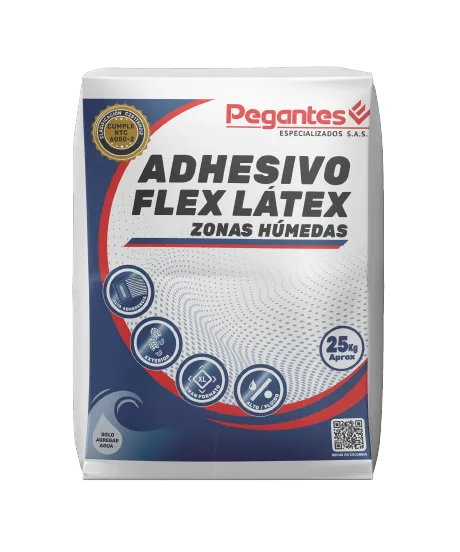 Adhesivo Flex Látex Zonas Húmedas