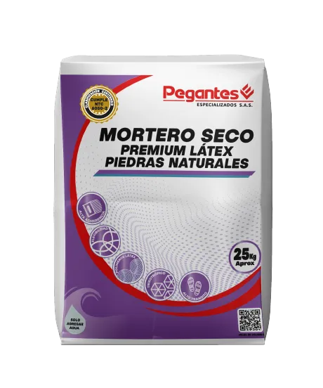 Adhesivo Seco Premium Látex Piedras Naturales